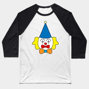 Clown - funny face. Baseball T-Shirt